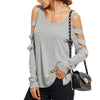 Grey Cut Out T-shirt