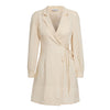Wrap Lace up Mini Business Chic Dresss