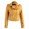 faux leather coat Motorcycle jacket