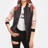 Embroidery Patch Contrast Jackets